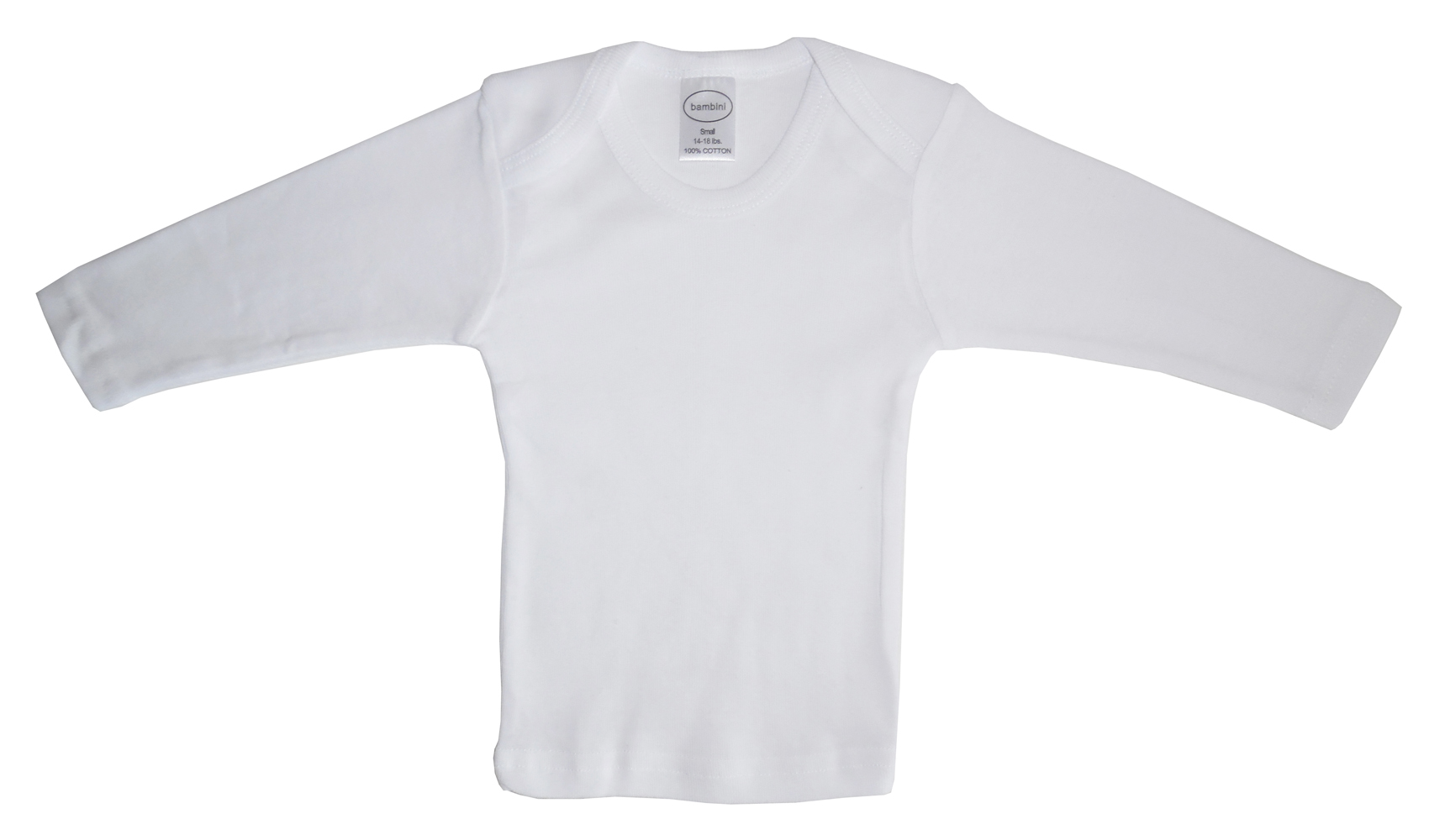 White long sleeve lap tee