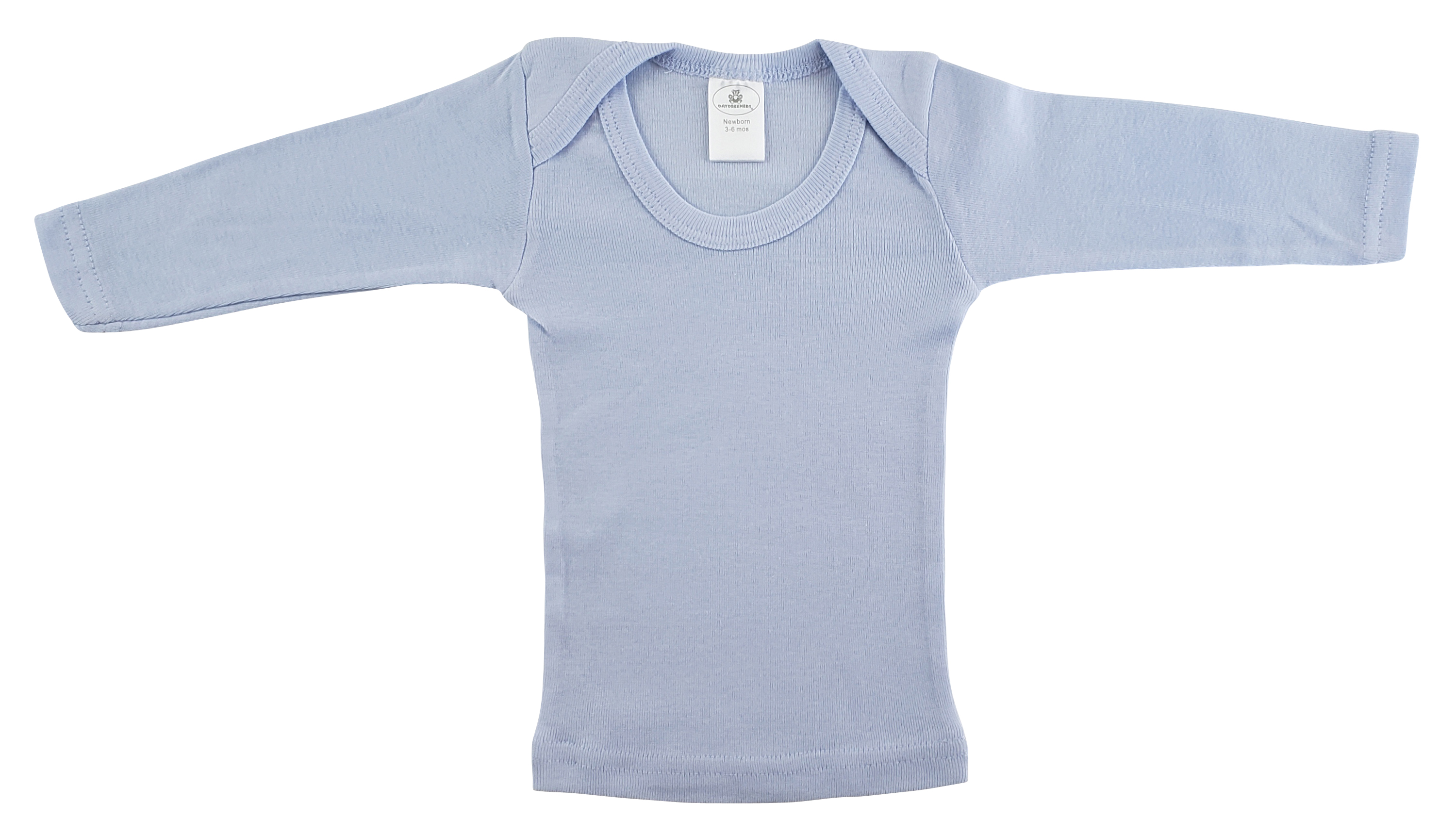 Pastel blue long sleeve lap SHIRT