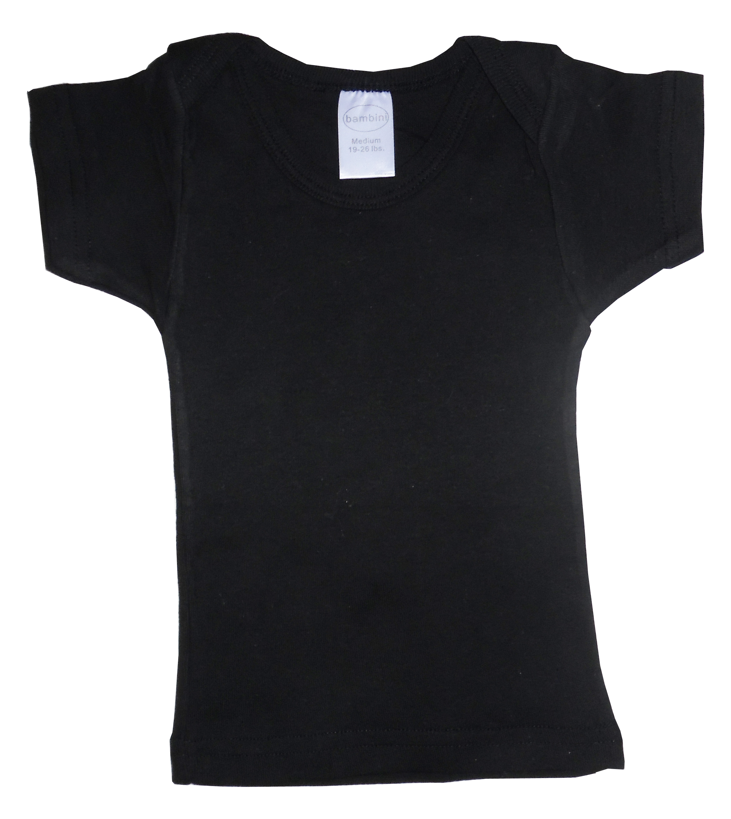 Black Short Sleeve Lap SHIRT Bulk