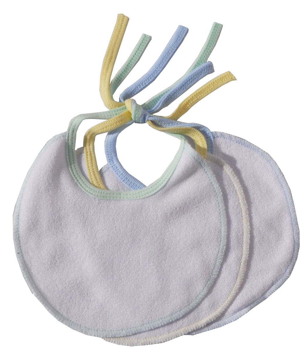 Infant three piece bib set