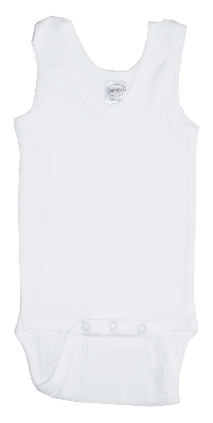 White TANK TOP Onesie Bulk