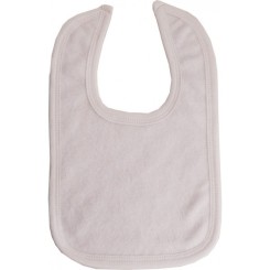 2-Ply Terry Solid White Bib