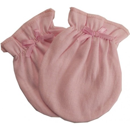 Pastel Cotton Jersey Infant Mittens