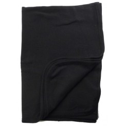 Interlock Black Receiving Blanket - 3200BL