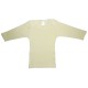 Rib Knit Yellow Long Sleeve Lap T-Shirt - 053B