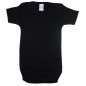 Interlock Black Short Sleeve Onezie