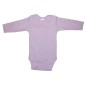 Rib Knit Pink Long Sleeve Onezie - 101B Rib Knit Pink Long Sleeve Onezie - 101B
