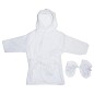 White Terry Hooded Bath Robe - 960W White Terry Hooded Bath Robe - 960W