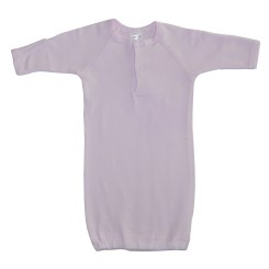 Preemie Pink Rib Knit Gown