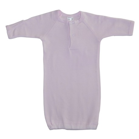 Preemie Pink Rib Knit Gown Preemie Pink Rib Knit Gown
