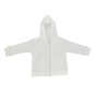 White Interlock Hooded Sweat Shirt - 417W White Interlock Hooded Sweat Shirt - 417W