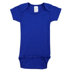 Red Interlock Short Sleeve Bodysuit Onezies