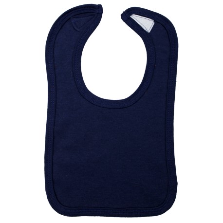 Navy Blue Interlock Bib Navy Blue Interlock Bib