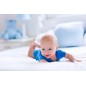 Blue Interlock Short Sleeve Bodysuit Onezies Blue Interlock Short Sleeve Bodysuit Onezies