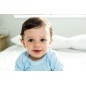 Rib Knit Blue Long Sleeve Onezie - 100B Rib Knit Blue Long Sleeve Onezie - 100B