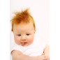 Rib Knit White Short Sleeve Lap T-Shirt - 055B Rib Knit White Short Sleeve Lap T-Shirt - 055B