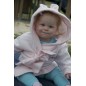Fleece Pastel Bath Robe With Rabbit Ears Hoodie - 965 Fleece Pastel Bath Robe With Rabbit Ears Hoodie - 965