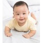 Rib Knit Yellow Long Sleeve Lap T-Shirt - 053B Rib Knit Yellow Long Sleeve Lap T-Shirt - 053B