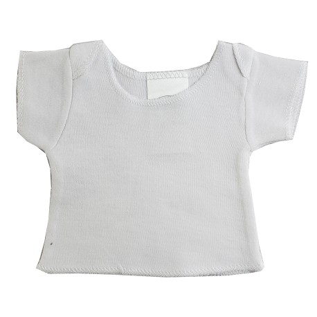 Interlock White Miniature Lap T-Shirt - 3B