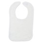 2-Ply Interlock White Bib