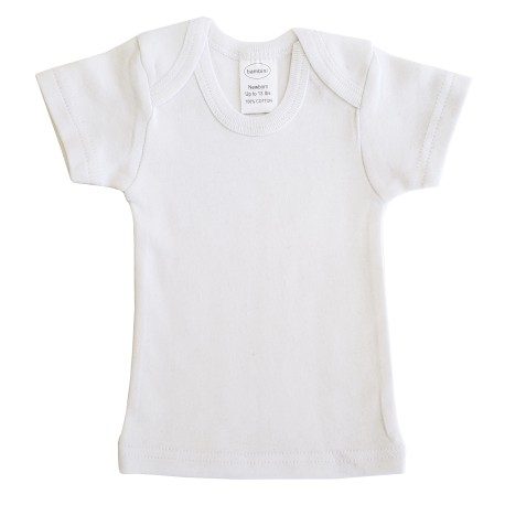 Interlock White Short Sleeve Lap T-Shirt