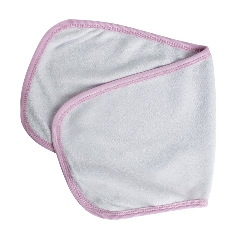 2-Ply Terry Pink Trim Burp Cloth - 1025P