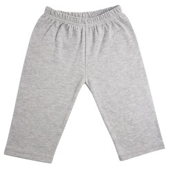 Heather Grey Interlock Sweat Pants - 418G