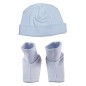 Newborn Infant Cap and Booties Set