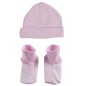 Newborn Infant Cap and Booties Set