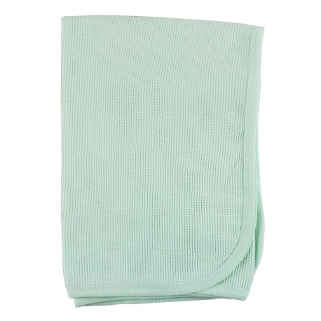Mint Cotton Thermal Receiving Blanket - 3220M Mint Cotton Thermal Receiving Blanket - 3220M