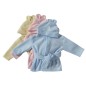 Fleece Pastel Bath Robe With Rabbit Ears Hoodie - 965 Fleece Pastel Bath Robe With Rabbit Ears Hoodie - 965