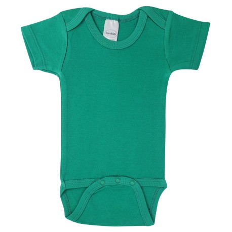 Green Interlock Short Sleeve Bodysuit Onezies Green Interlock Short Sleeve Bodysuit Onezies