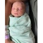 Mint Cotton Thermal Receiving Blanket - 3220M Mint Cotton Thermal Receiving Blanket - 3220M