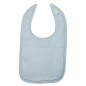 Pastel Blue Interlock Bib Pastel Blue Interlock Bib