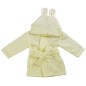 Fleece Pastel Bath Robe With Rabbit Ears Hoodie - 965 Fleece Pastel Bath Robe With Rabbit Ears Hoodie - 965