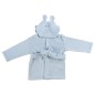 Fleece Pastel Bath Robe With Rabbit Ears Hoodie - 965 Fleece Pastel Bath Robe With Rabbit Ears Hoodie - 965