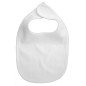 Micro Fiber Solid White Bib - 1023MP Micro Fiber Solid White Bib - 1023MP