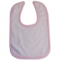 2-Ply Terry Pink Trim Bib - 1024P 2-Ply Terry Pink Trim Bib - 1024P